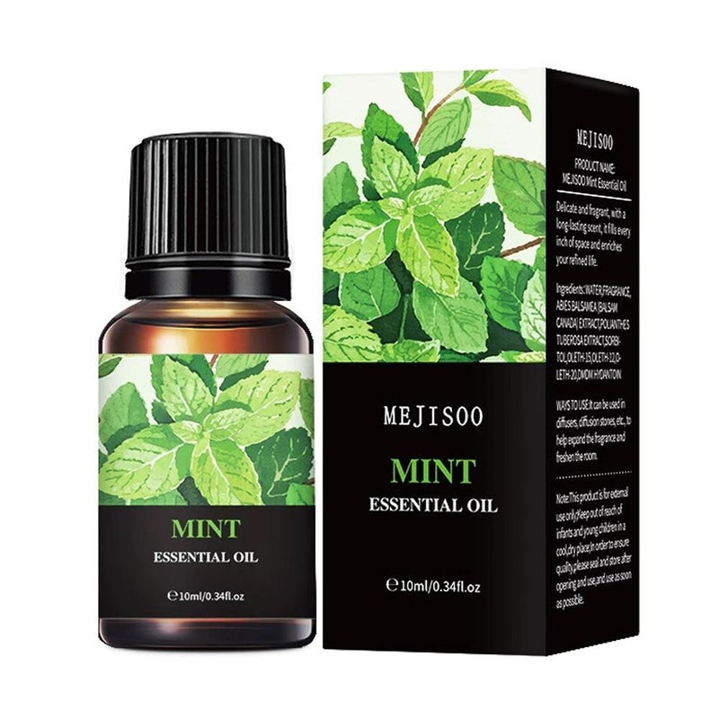 Water-soluble aromatherapy essential oils, 15 scents, for indoor deodorizing, long-lasting fragrance, and air freshening, 10ml.